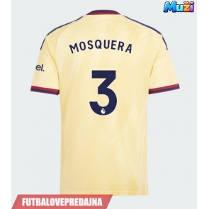 Lacne Muži Futbalové dres Arsenal Cristhian Mosquera #3 2026-27 Krátky Rukáv - Tretina